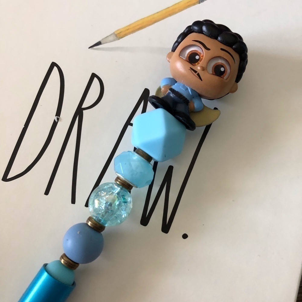 Disney Doorables: Star Wars: Lando Calrissian handmade beaded pen